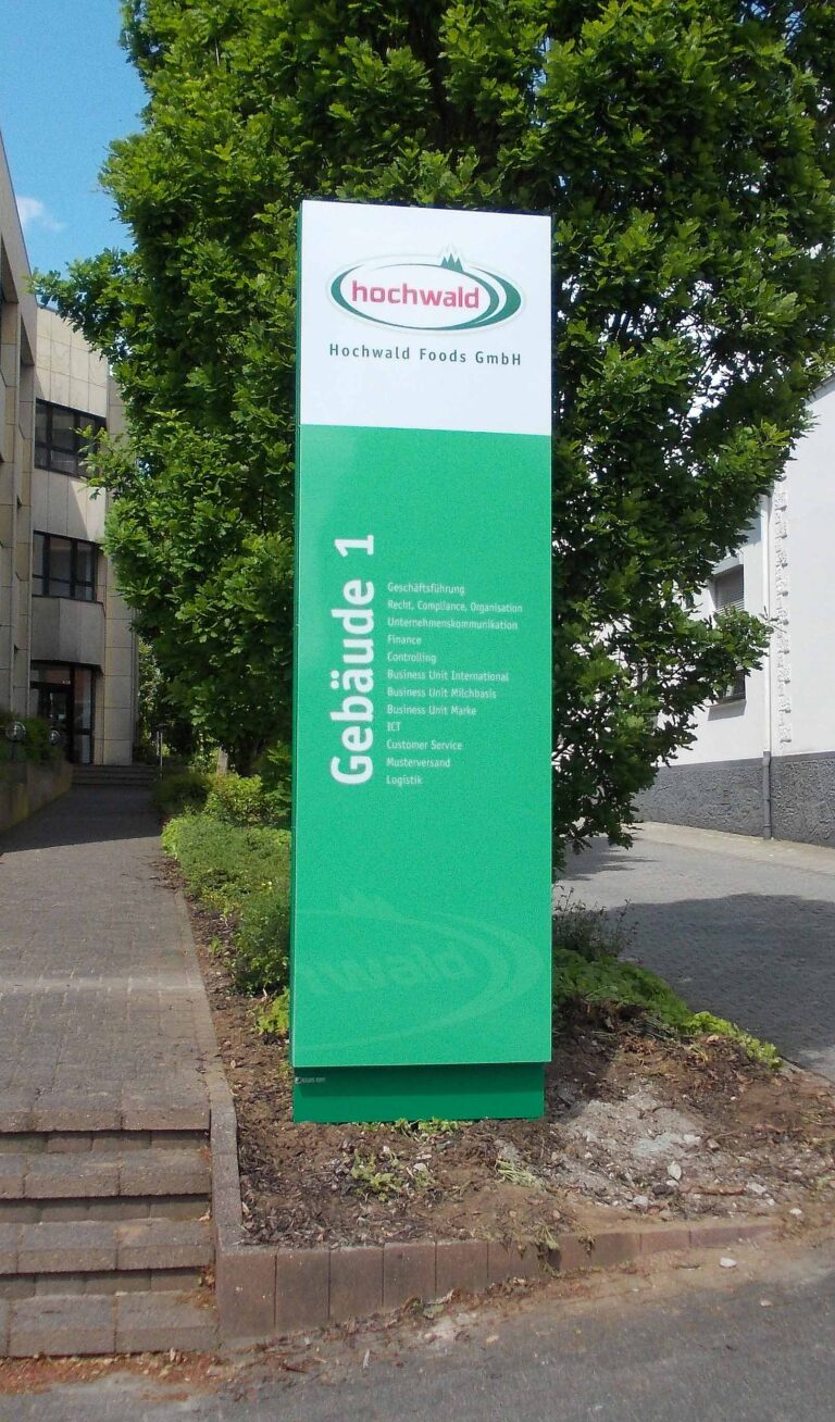 Werbeanlage Hochwald zur Besucherlenkung