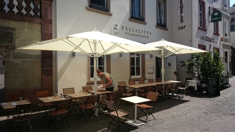 Sonnenschirme für Pellolitto Pizzeria