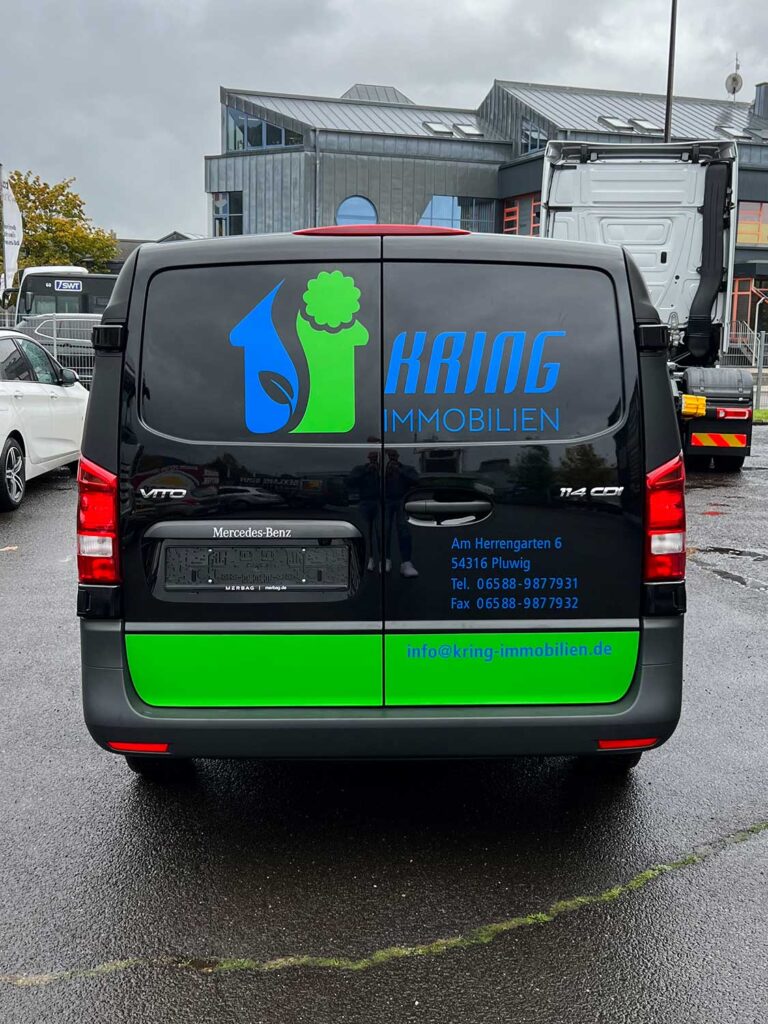 Fahrzeugbeschriftung Kring Transporter