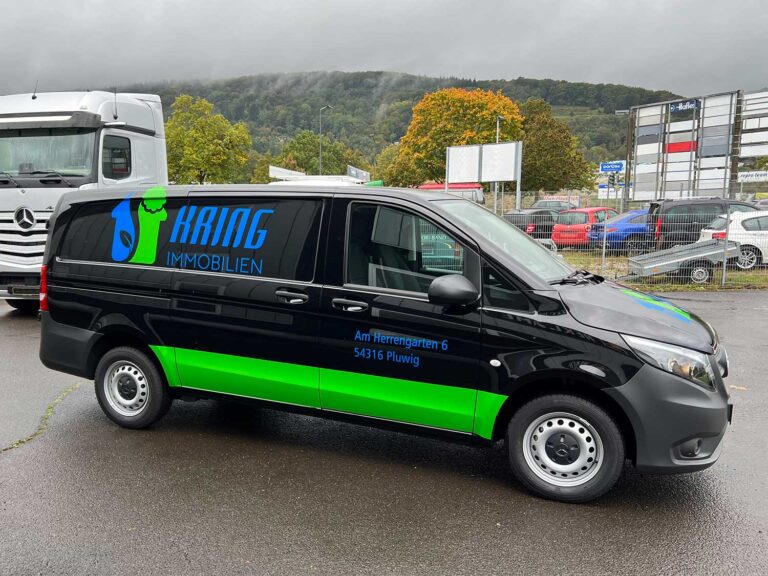 Fahrzeugbeschriftung Kring Transporter