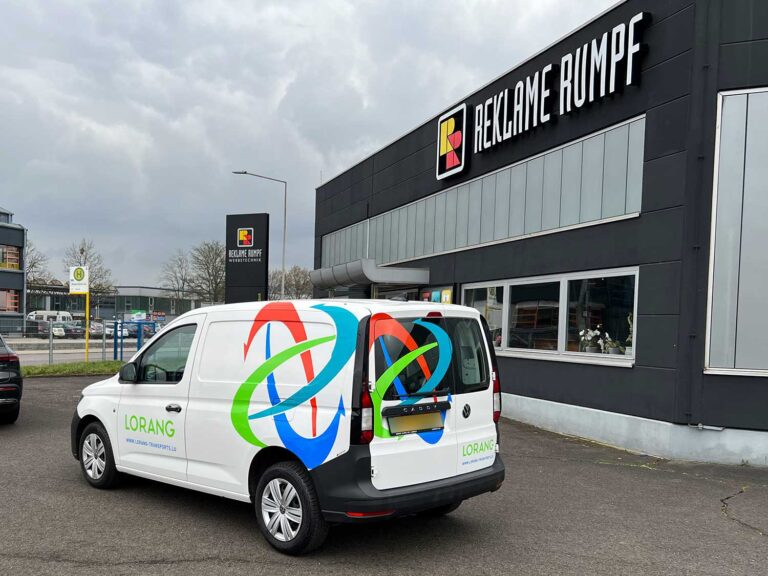 Fahrzeugbeschriftung Kleintransporter Lorang
