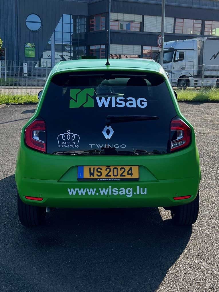 Fahrzeugbeschriftung WISAG