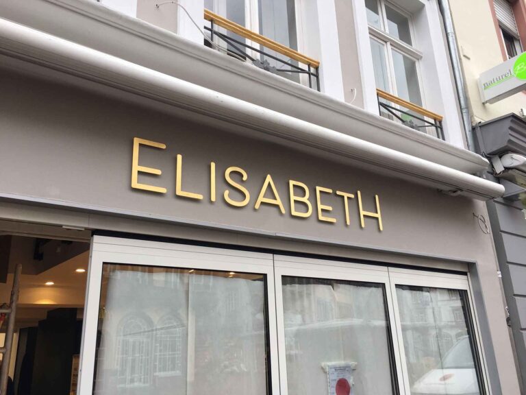 Fräsbuchstaben Elisabeth