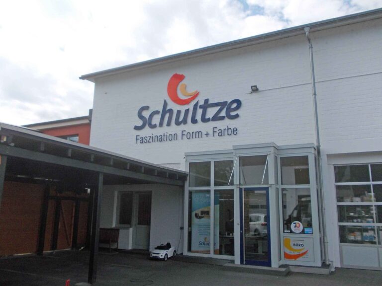 Fräsbuchstaben Schultze